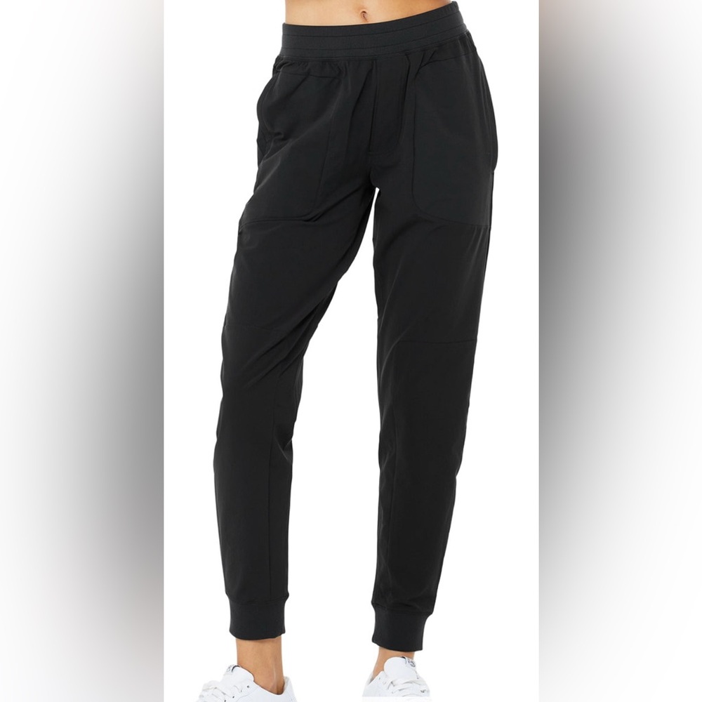 ALO Yoga Black Track Joggers